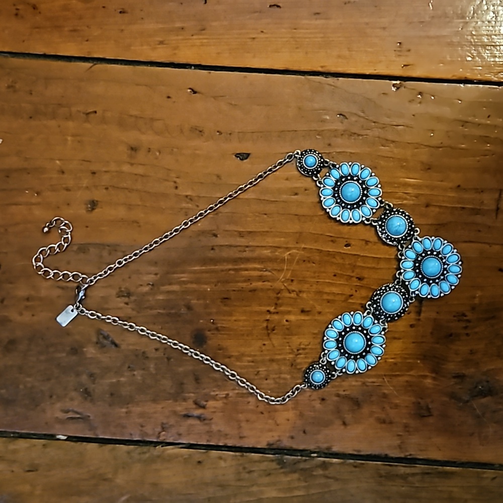 American eagle turquoise necklace